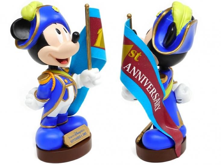 東京ディズニーシー 1周年 ミッキー＆ミニー ボブルヘッド 首振り