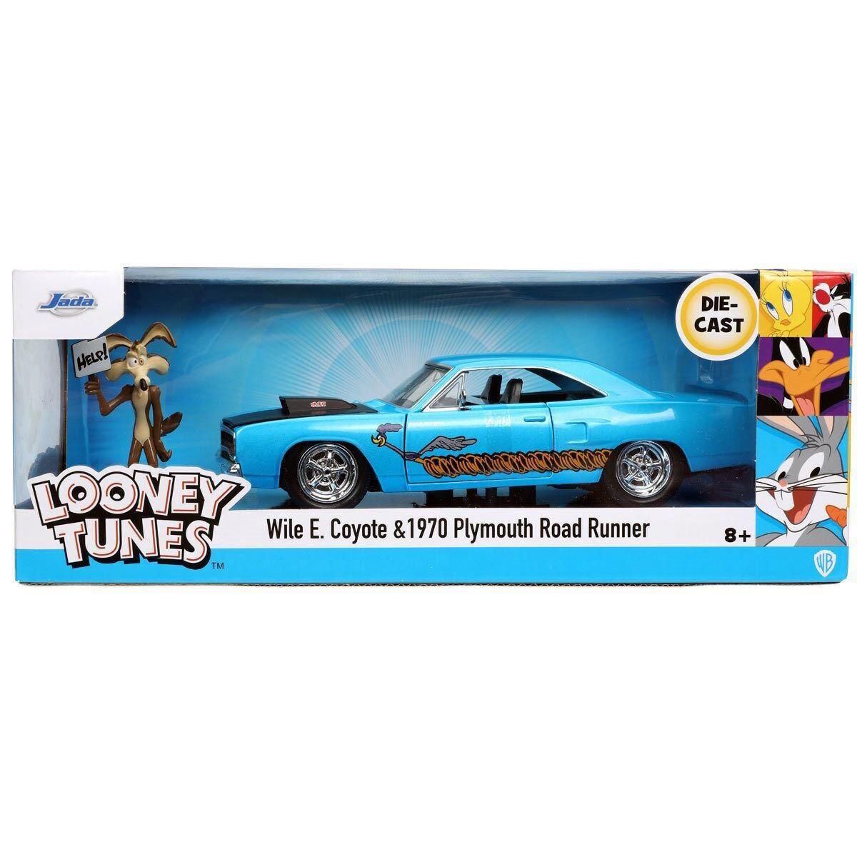 1970プリムスロードランナーワイリーコヨーテフィギュア付きミニカー