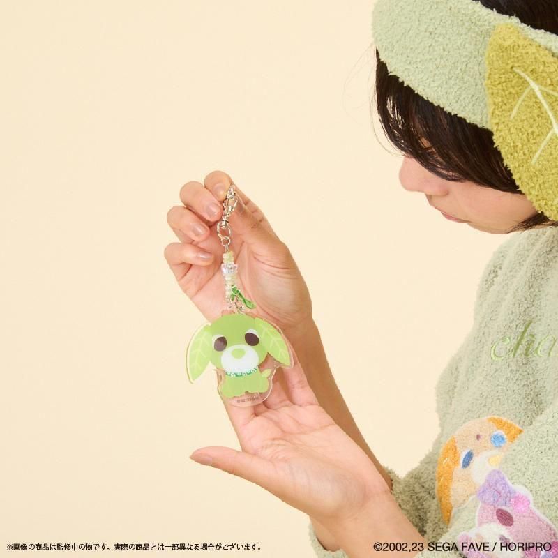 お茶犬』 キラキラアクリルキーホルダー