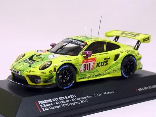 ixo 1/43 Manthey-Racing ポルシェ 911 GT3 R #911 Winner Nur24h Race