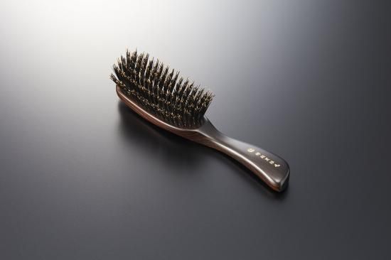 ヘアーブラシ 6行植え S型 特級黒豚毛 - 日本橋江戸屋 公式オンライン