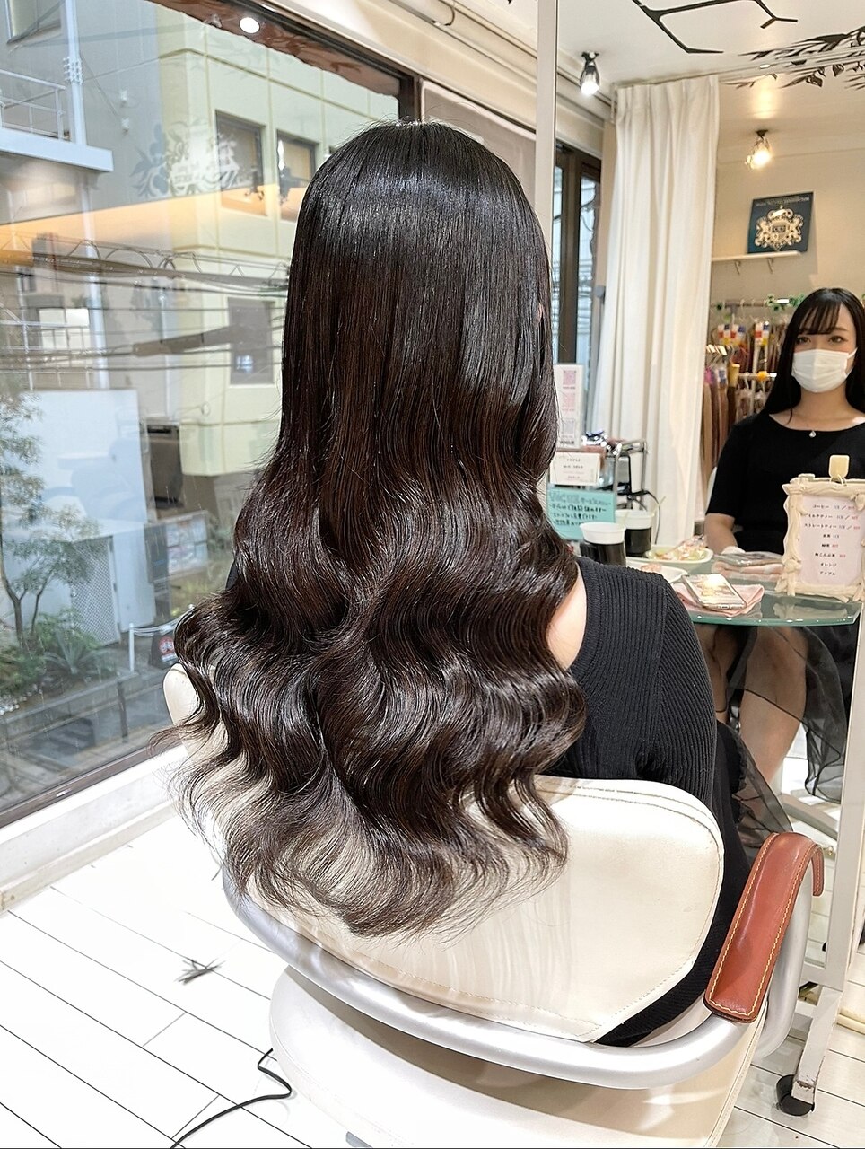 シールエクステ80枚で艶々黒髪ロング☆：L146479728｜ヴォーグ(VOGUE