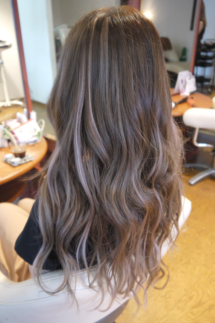 truth》シールエクステ1グラデハイライト×アッシュグレー：L036795718