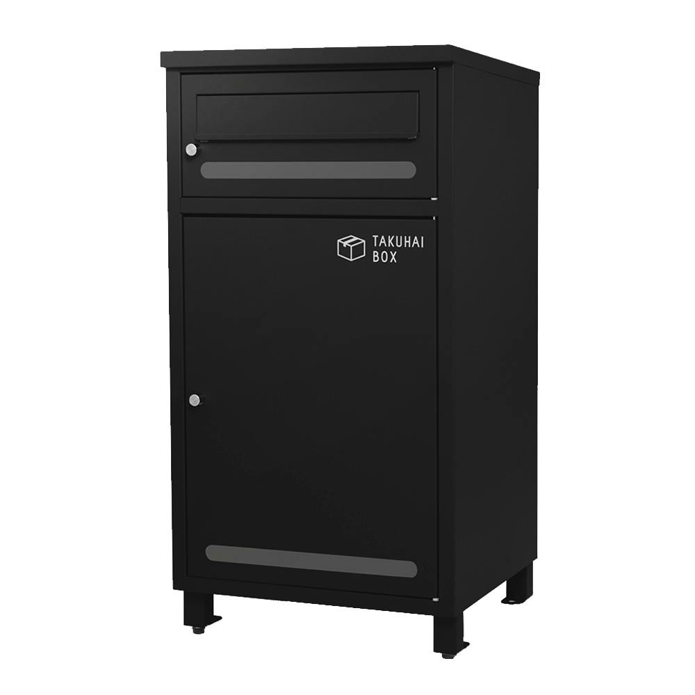 PYKES PEAK 宅配ボックス ポスミー ブラック 幅38cm 高さ73cm 奥行35cm