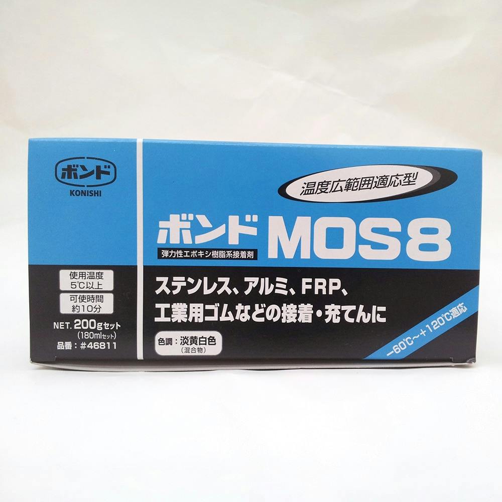 コニシ ボンド ボンドMOS8 ステン・工業ゴム用 200g | 接着・補修
