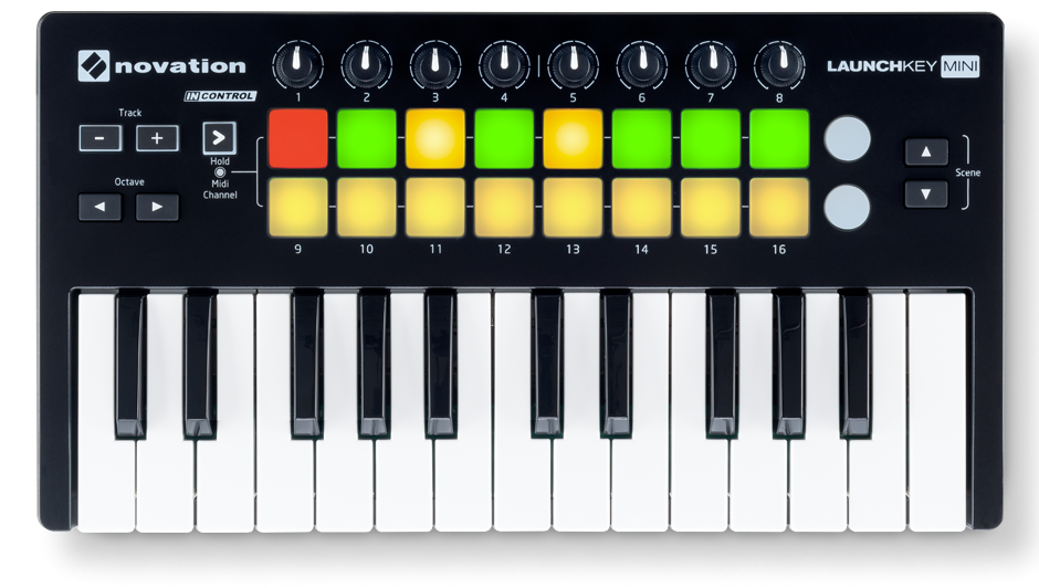 コンパクトミニ鍵盤仕様のコントローラ LaunchKey Mini MK2 | Digiland