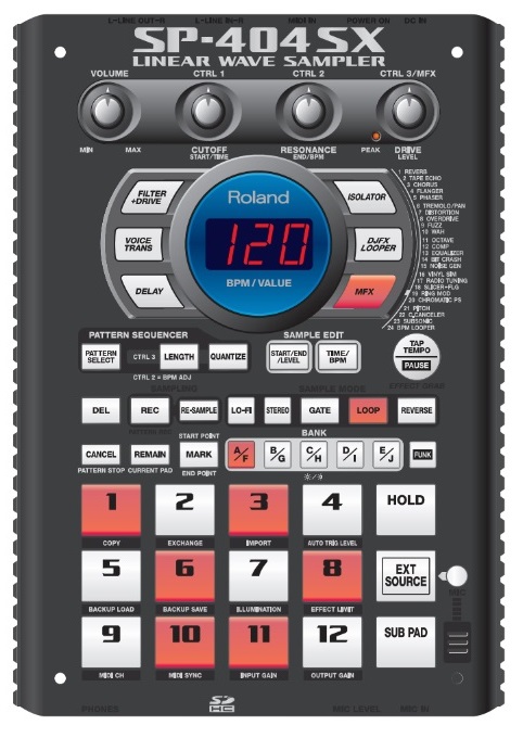 Roland SP-404SX 発売10周年記念 限定カラーモデル「SP-404SX ダーク