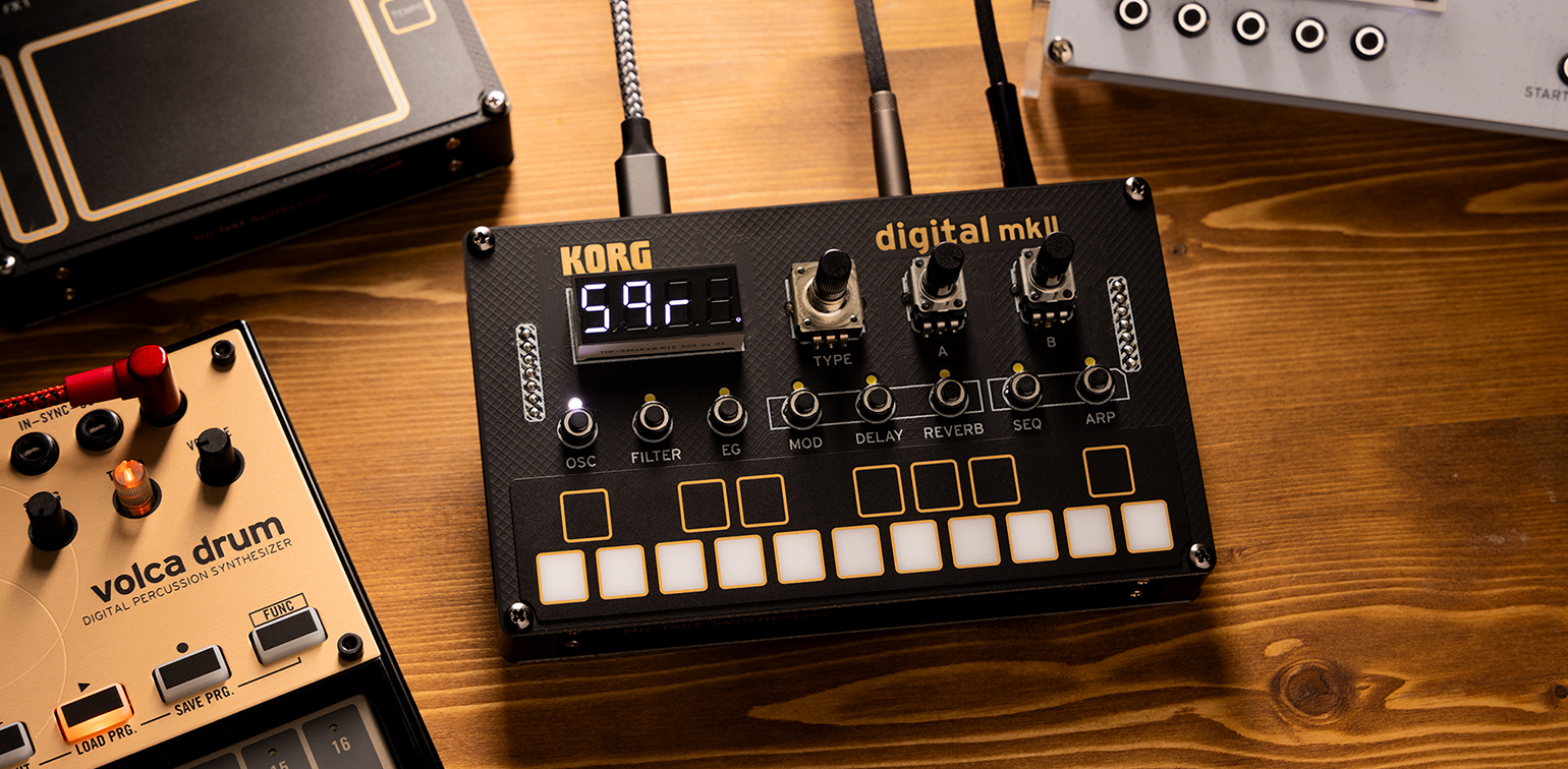 Korg NTS-1 digital kit mkII | よりパワフルになったDIYできる