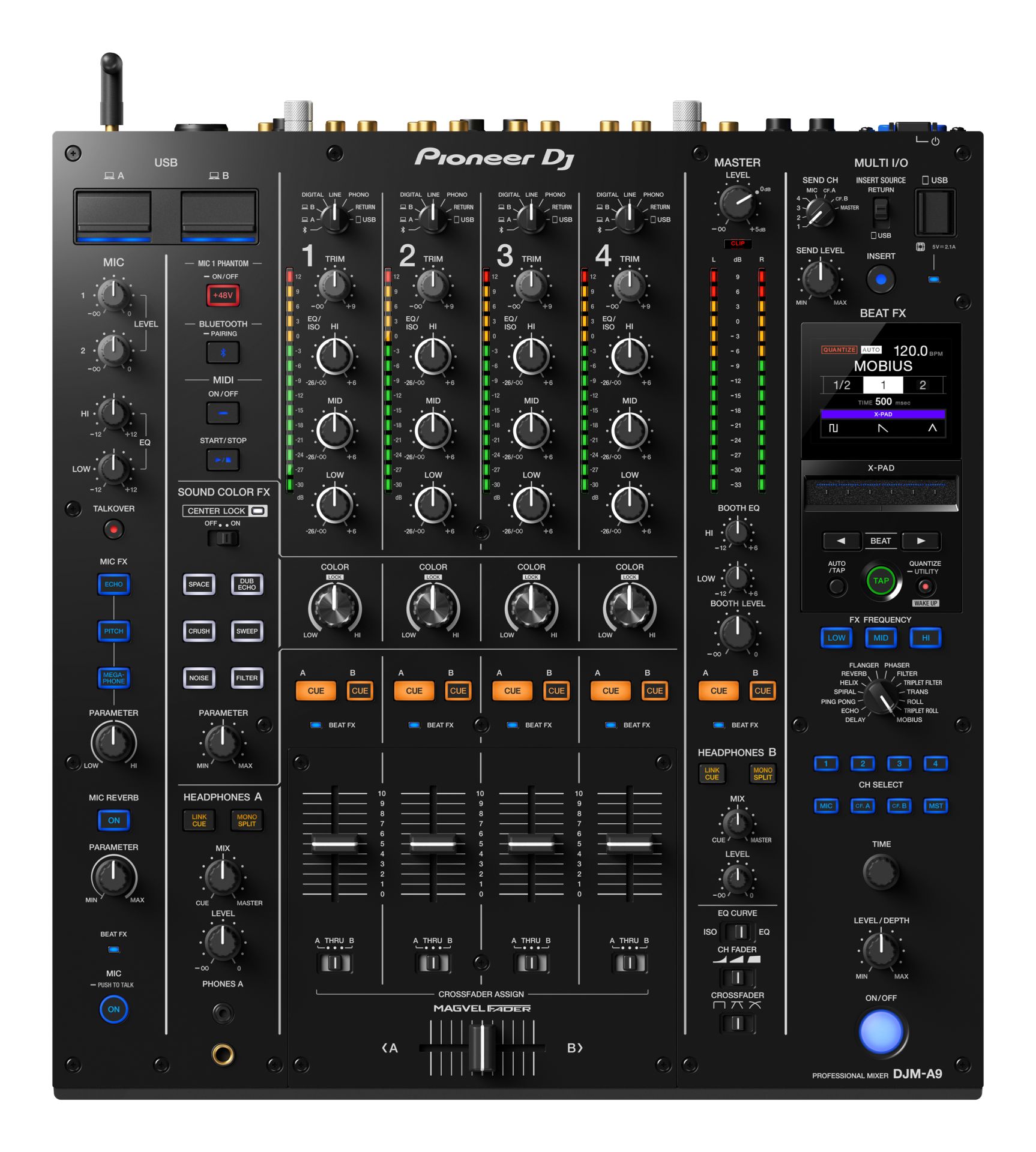 Pioneer DJ DJM-A9 | 次世代プロフェッショナルDJミキサー | Digiland