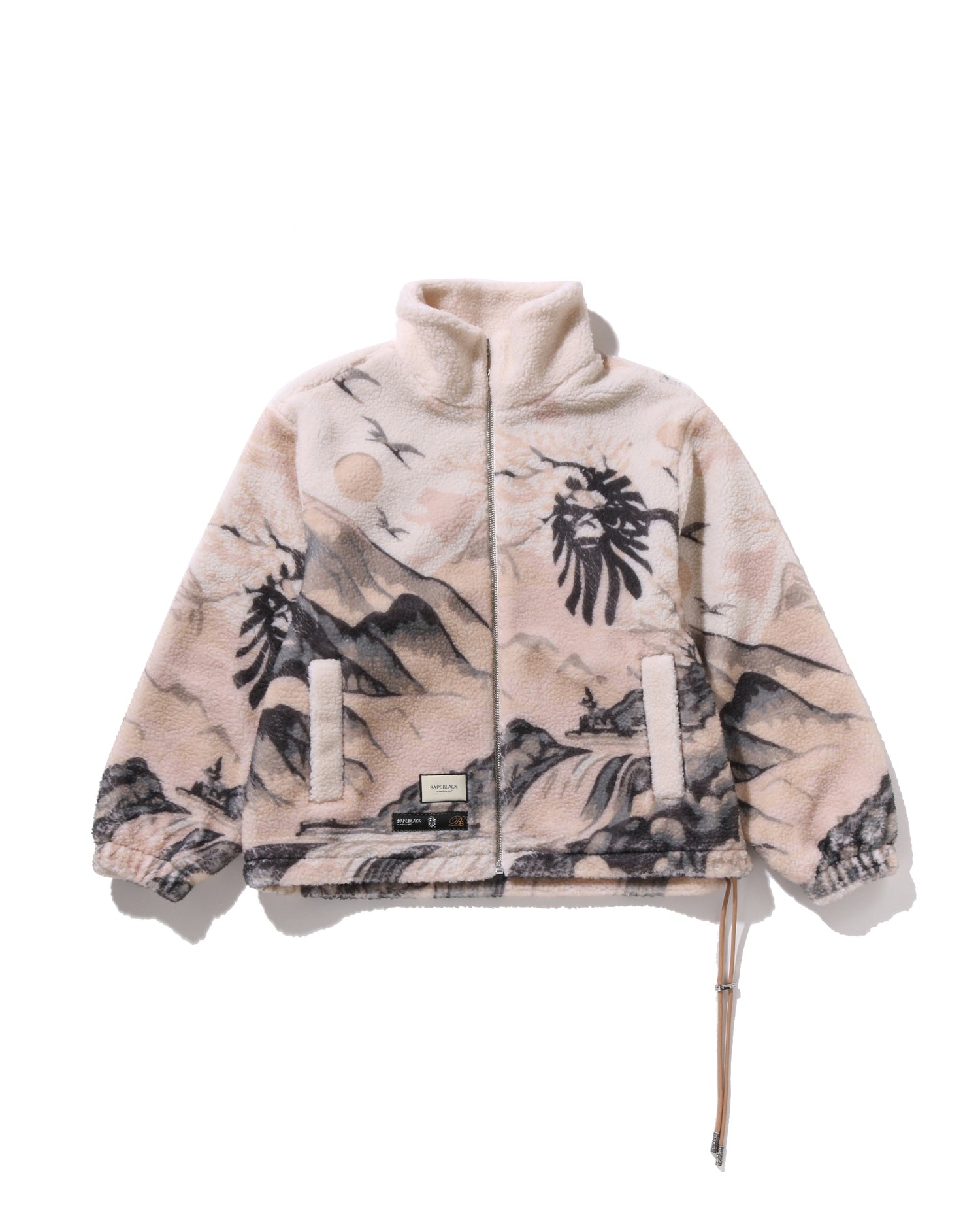 BAPE BLACK Japan Landdscape Sherpa | Bape official website – INT
