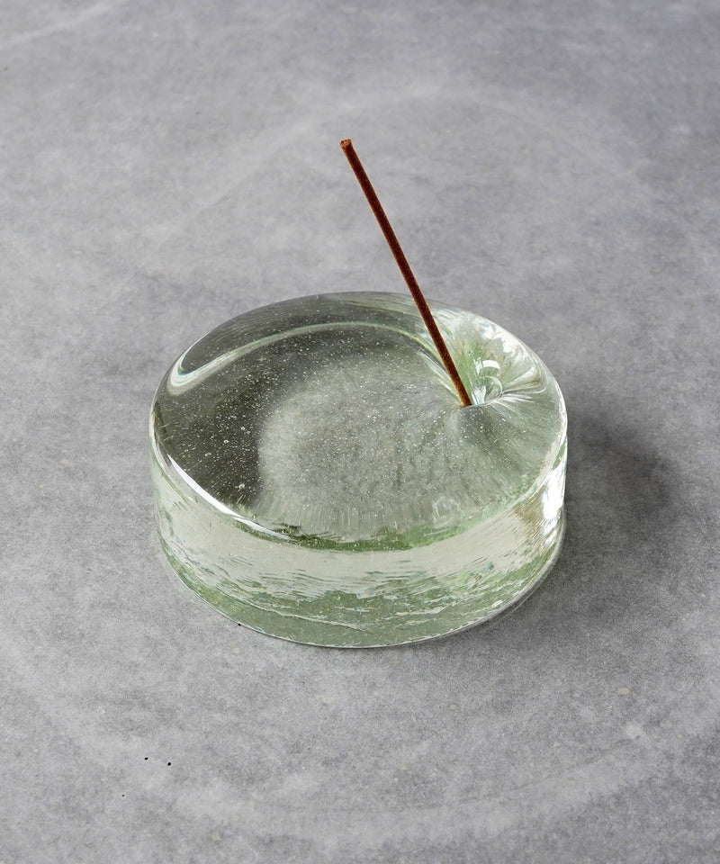 wa/ter】INCENSE STAND 90φ -light yellow green – ISOLATION JEWELRY