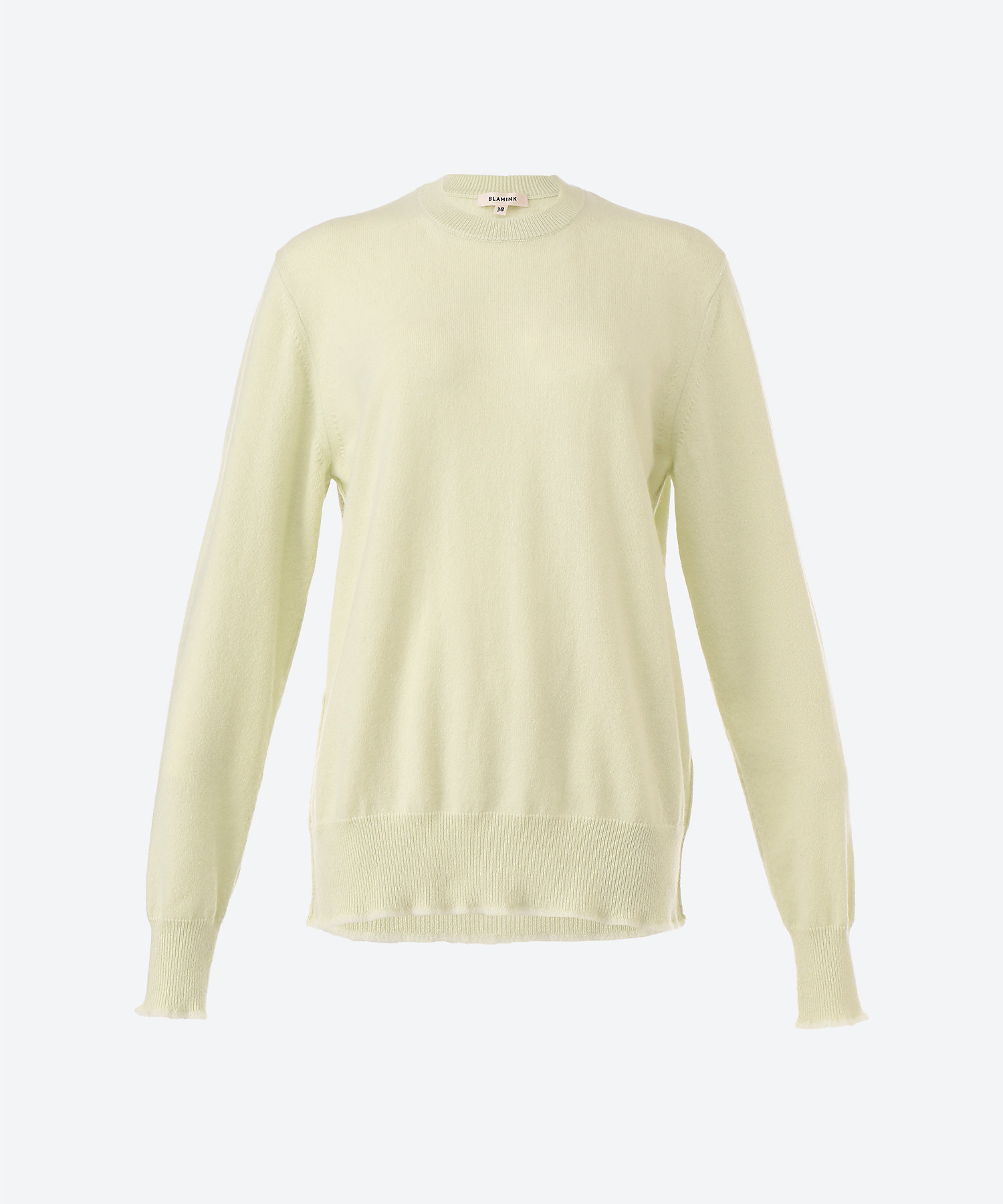 カシミヤ12Gクルーネックロングスリーブ | BLAMINK (Women