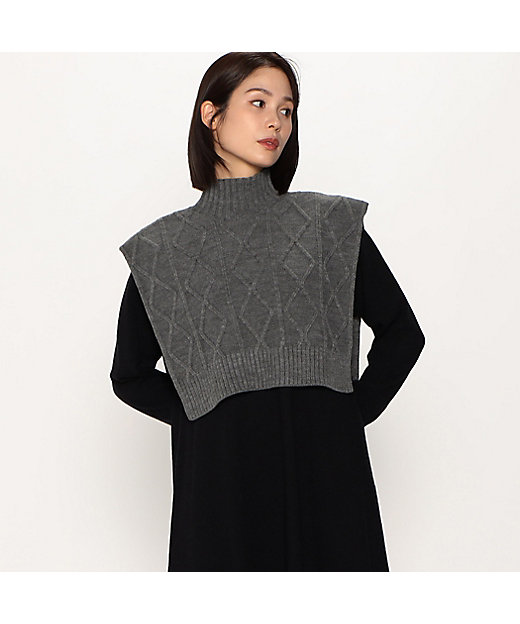 ケーブルニットネックウォーマー（9570ME13） | MONO COMME CA