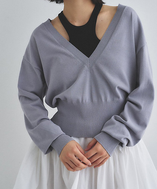 V pullover knit（2002600645） | CODE A