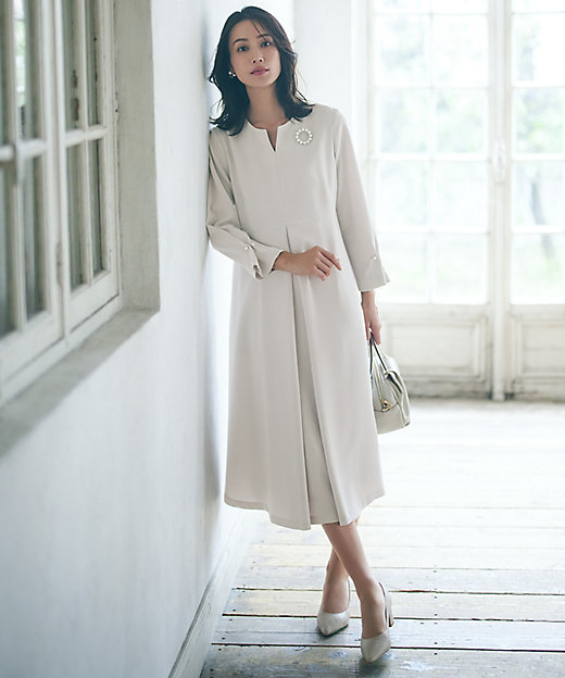 VERYコラボ 】トリアセダブルジョーゼット ワンピース