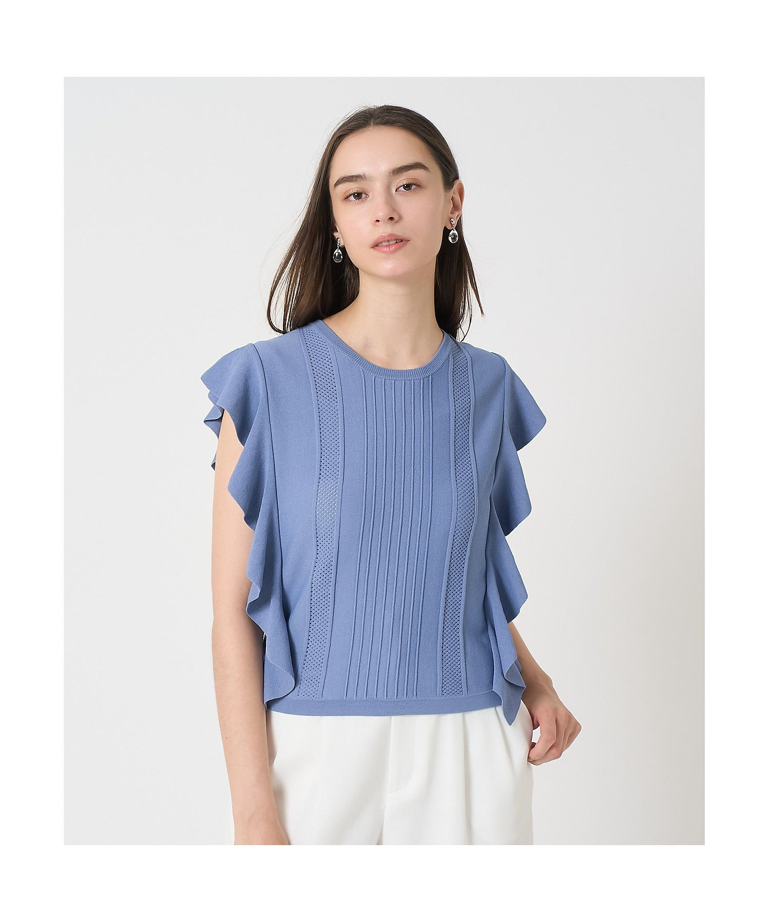 ビラテラールラッフル プルオーバー | ANAYI/アナイ | 三越伊勢丹