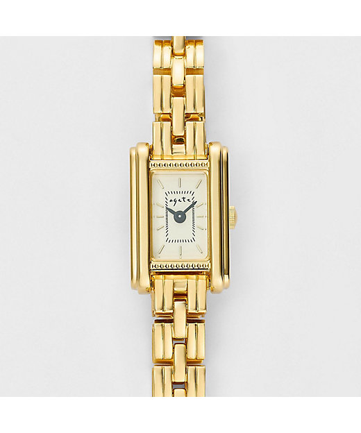 スクエアフェイスウォッチ／ゴールド | agete/アガット | 三越伊勢丹
