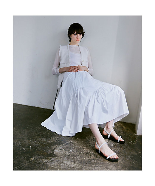 ◇バイヤス切替ギャザースカート | allureville (Women)/アルアバイル