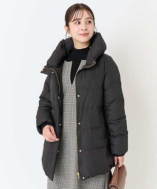 小さいサイズ】ベーシックタフタミドルダウンコート | MK MICHEL KLEIN