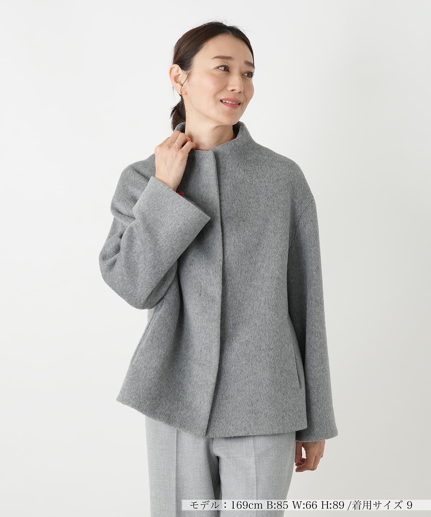 ハイネックショートコート【CINZIA ROCCA】 | Leilian