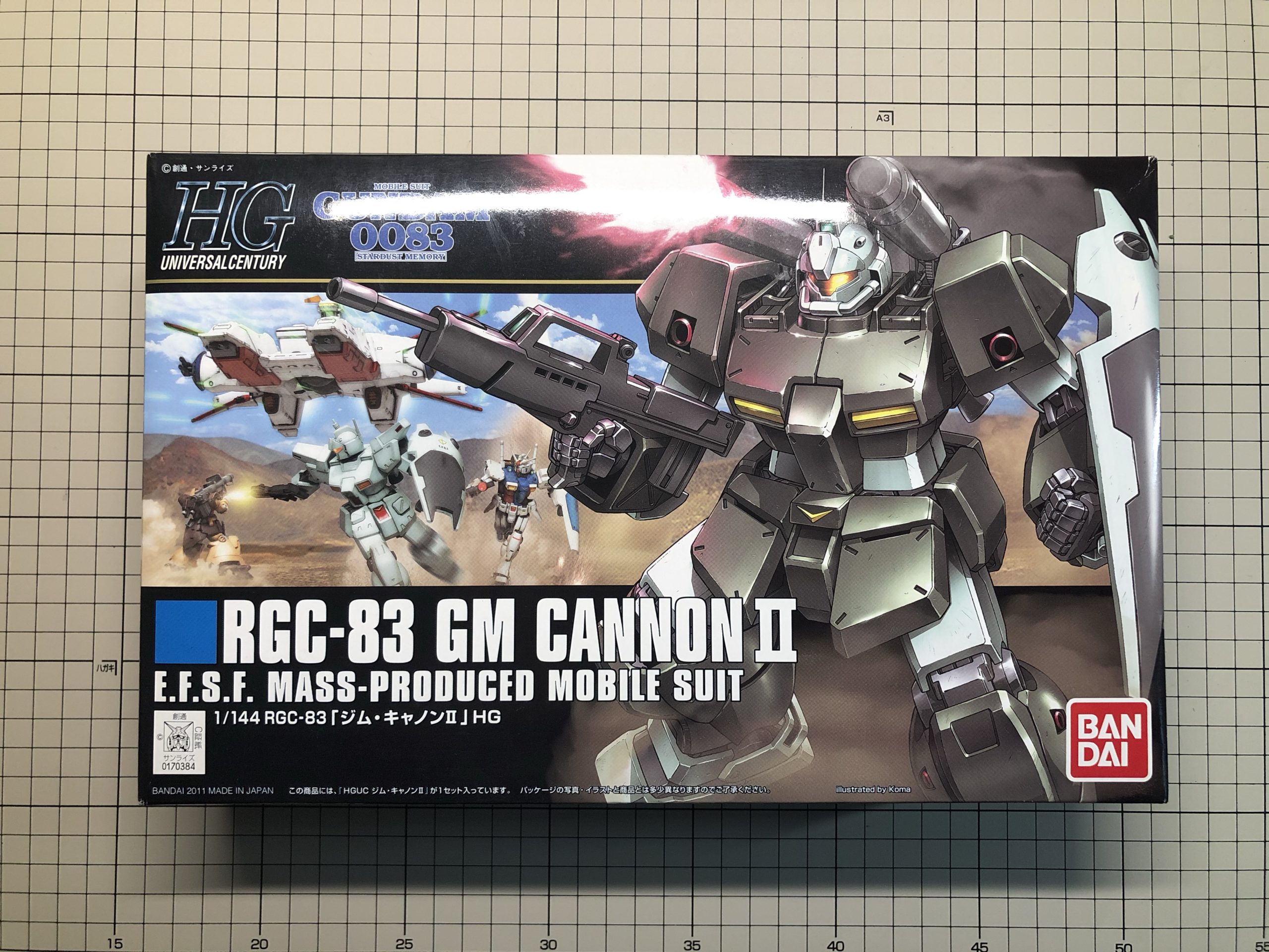 HGUC 125 1/144 RGC-83 ジムキャノンⅡ - GM CANNON Ⅱ - 一般ジムの