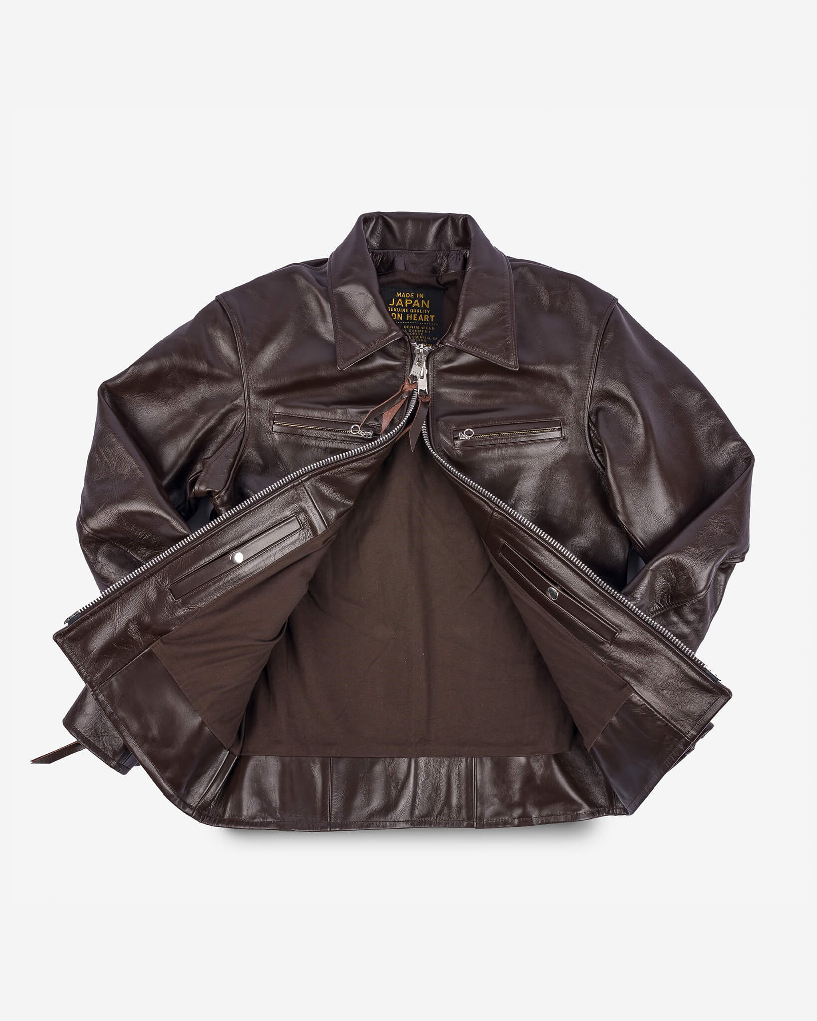 Japanese Horsehide Riders Jacket - Brown – Iron Heart