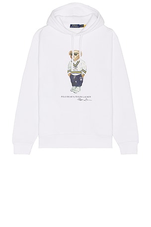 Polo Ralph Lauren Heritage Icon Bear Hoodie in White | REVOLVE
