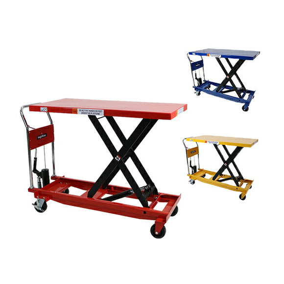 油圧式昇降台車 リフトカート テーブルカート ハンドリフター ロング