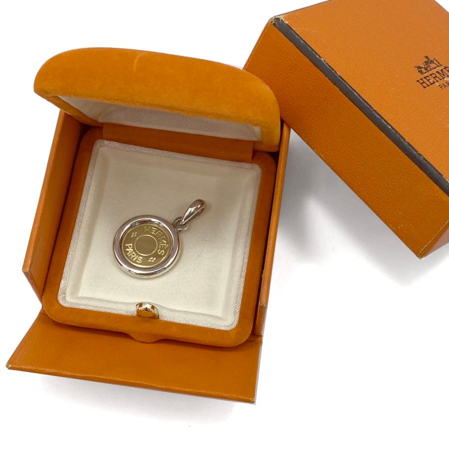 HERMES（エルメス） ペンダントトップ セリエ ゴールド シルバー SV925