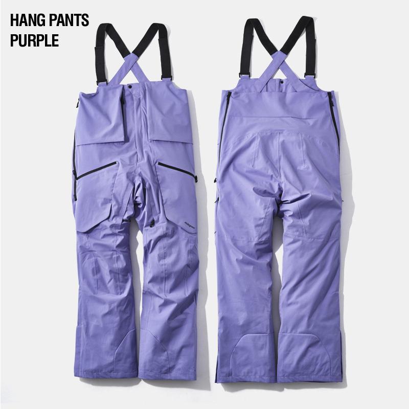 43DEGREES スノーボードウェア スキーウェア メンズ ビブ パンツ 単品