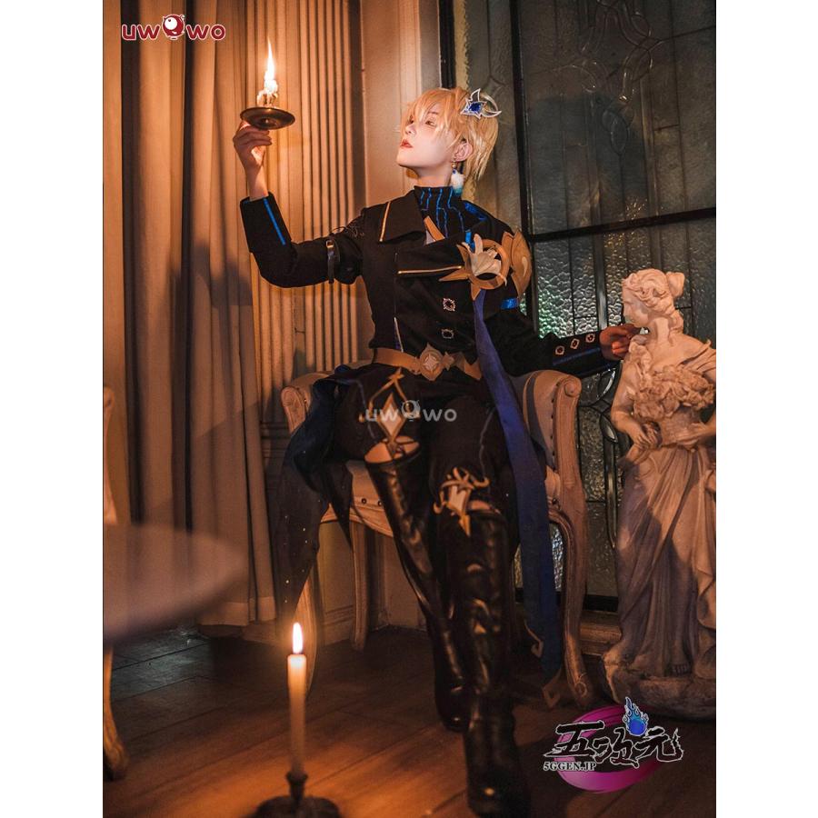 Uwowo 原神 コスプレ ソラ 空 深淵の王子 同人服 衣装 ※ウイッグ 追加