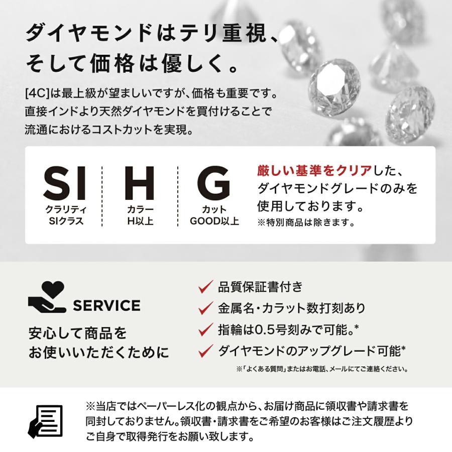 cococaru（ココカル） ネックレス k10 一粒 ダイヤモンド 選べる
