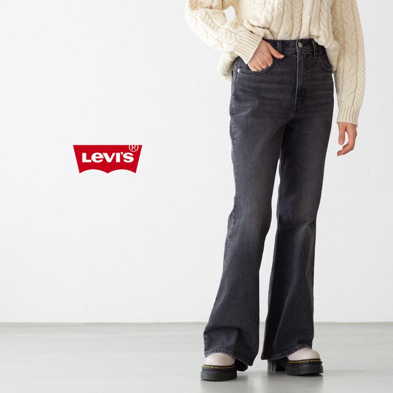Levi's（リーバイス） 70S HIGH フレア ブラック JUST A HINT