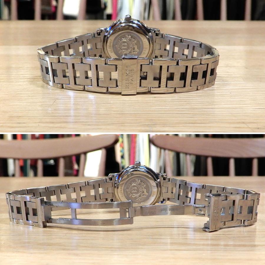 HERMES（エルメス） 【超美品】エルメス クリッパー ホワイト文字盤