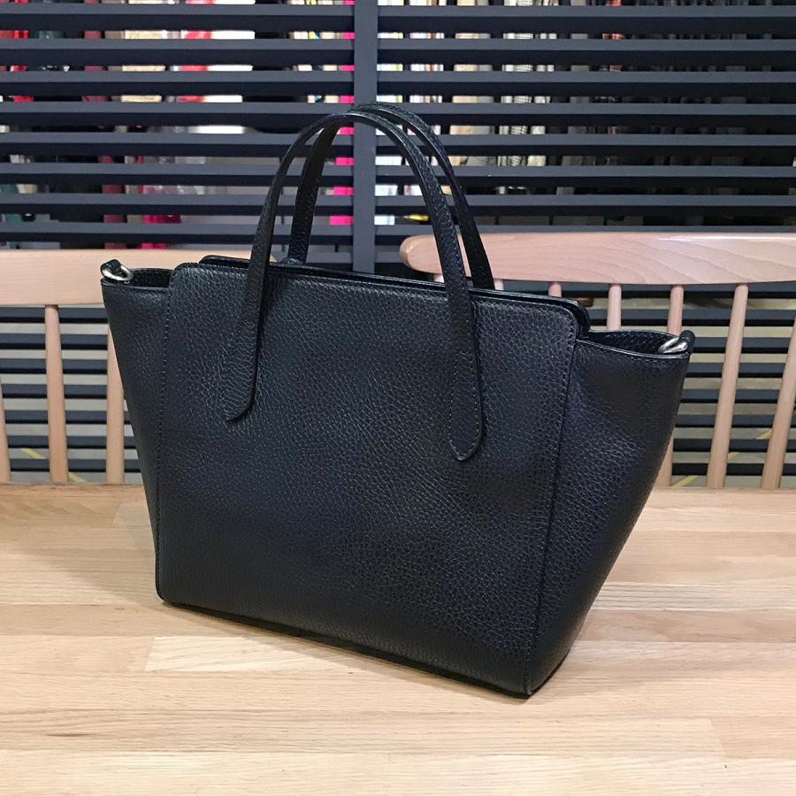 GUCCI（グッチ） 【超美品】グッチ スウィングミニ レザー ブラック