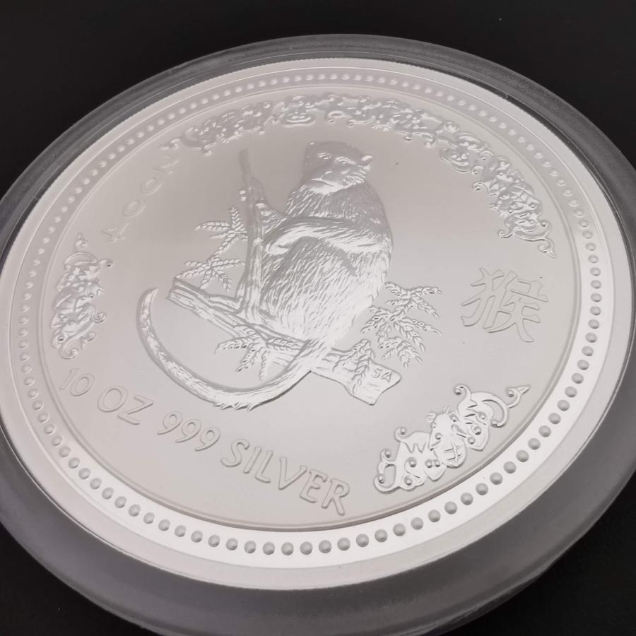 オーストラリア 10ドル銀貨 2004年 干支 『猿』 10オンス 純銀製 311g