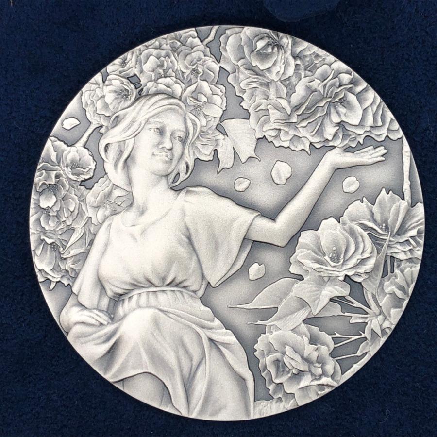 平成30年 桜の通り抜け記念 純銀メダル『大提灯』 造幣局 2018年