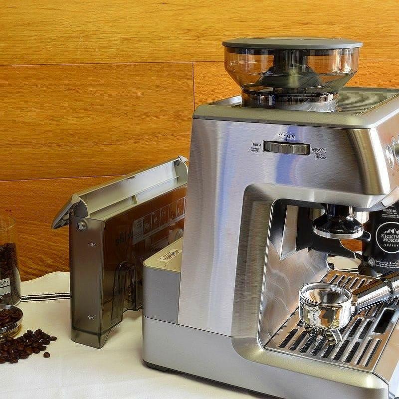 家庭用 エスプレッソマシン ブレビル社 豆挽き付 シングルボイラー