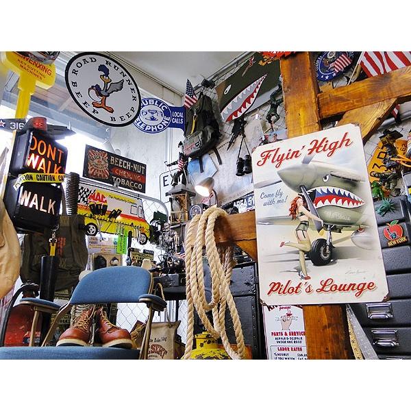 アメリカン レトロ ☆稀少な絶盤品☆ ピンナップガール＆戦闘機 U.S.