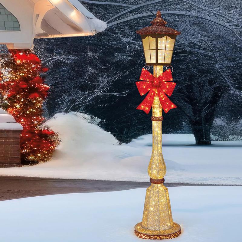 クリスマス 街灯 イルミネーション LED 150球 高さ210m 1739853 点滅