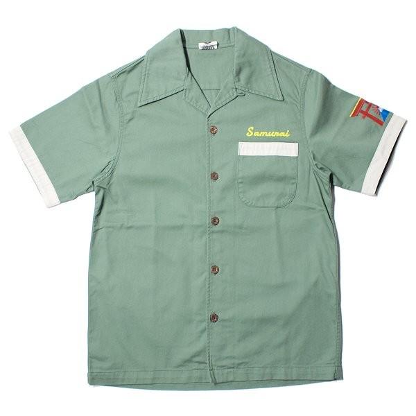 サムライジーンズ サムライ倶楽部 SAMURAI CLUB 刺繍 オープンカラー