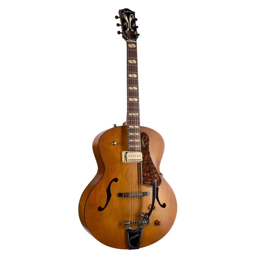 Godin ゴダン 5th Avenue Jumbo P-Rail Harvest Gold エレキギター