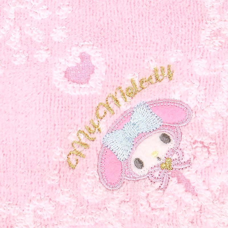 マイメロディ プチタオル レース ハンカチ ジャカード織り レディース