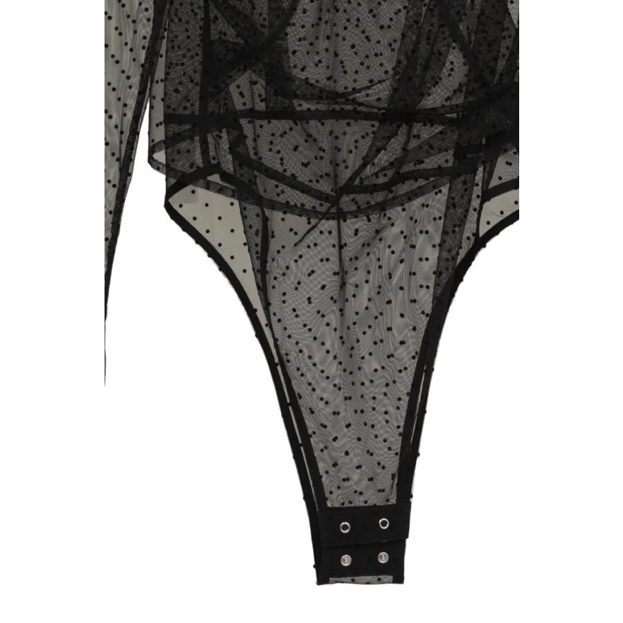CLANE（クラネ） 正規商品 シアー ドレープ ボディ スーツ SHEER DRAPE