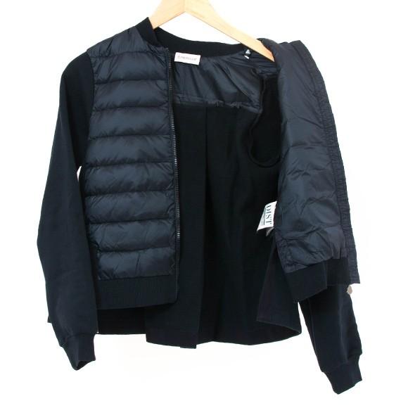 MONCLER（モンクレール） ガールズ ダウンカーディガン ネイビー