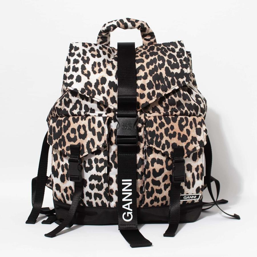 GANNI（ガニー） バッグ バックパック（リュック） レオパード TECH