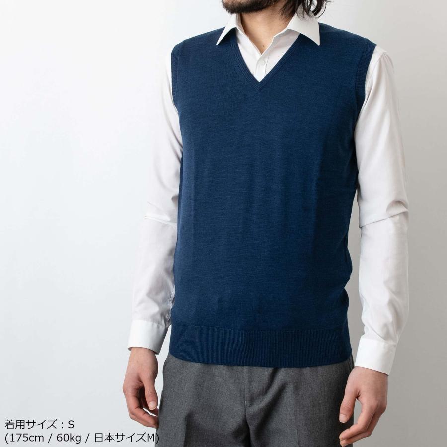 JOHN SMEDLEY（ジョンスメドレー） メンズ Vネックニットベスト