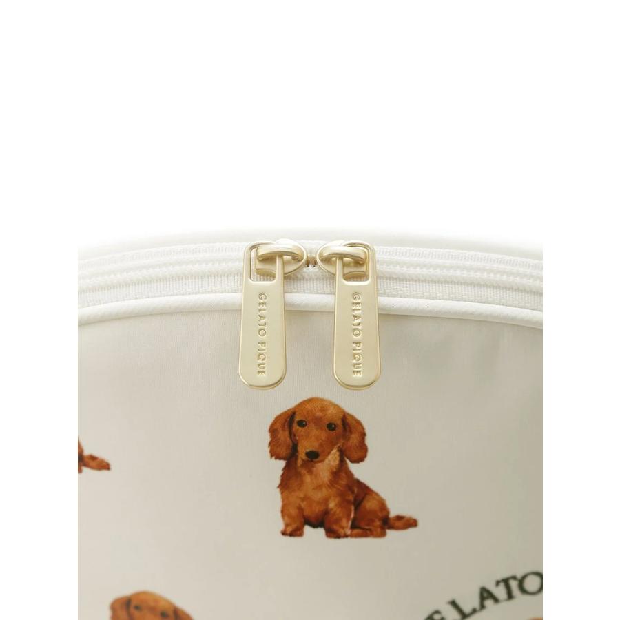gelato pique（ジェラートピケ） gelato pique DOG柄マチ付きポーチ