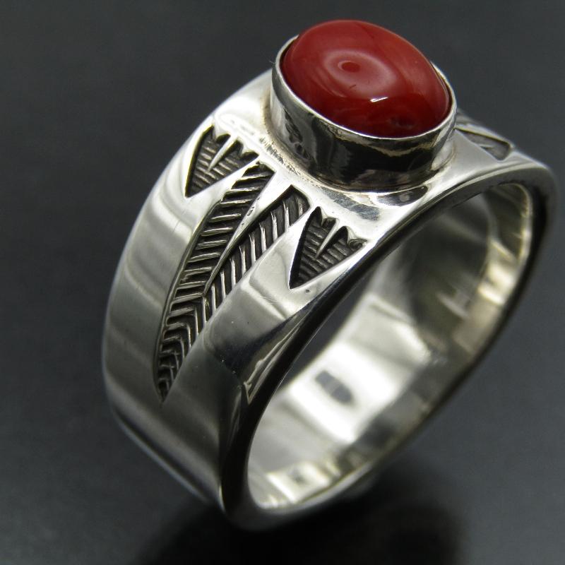 美品 Jennifer Curtis ナバホ族 リング コーラル ジェニファー