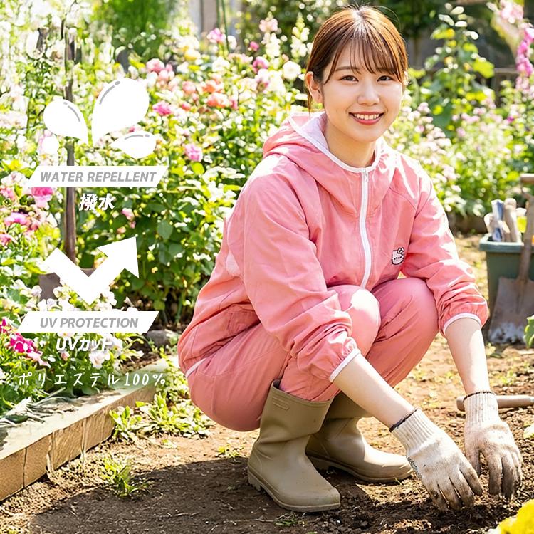 モンクワ ウィンドブレイカー UV効果 撥水 ハローキティ レディース